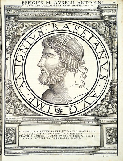 Caracalla (Antonius Bassianus), Illustration aus 